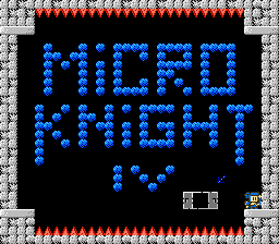 Micro Knight (Homebrew) — Title screen